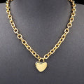 18K Tiffany Tag Chain Necklace